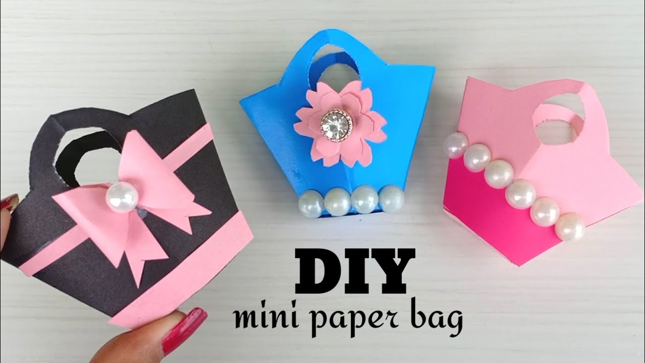 Origami Paper Bag How To Make Paper Bags With Handles Origami Gift School Hacks | xn--90absbknhbvge.xn--p1ai:443