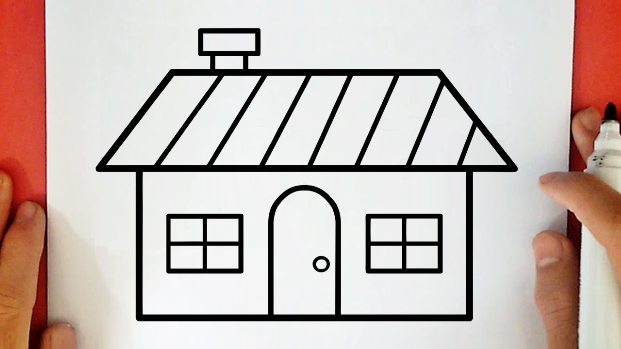 Como dibujar una casa.